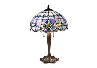 Victorian Design Tiffany Table lamp w/Bronze finish