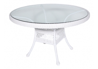 48" Dining Table - White