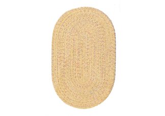 Banana West Bay Tweed Braided Bath Rug - Sample Swatch