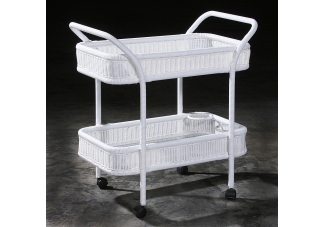 Universal Wicker Tea Cart