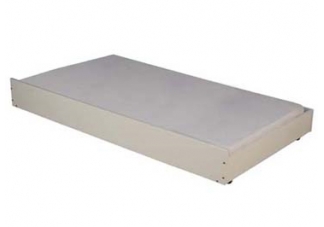 White Twin Bunk Bed Trundle
