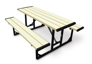 Wilber Beige Picnic Table