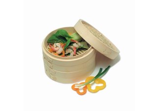 3 Piece Set   
10� Bamboo Steamer


