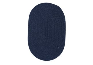 Blue Moon Wool Solid Braided Rug - Sample Swatch