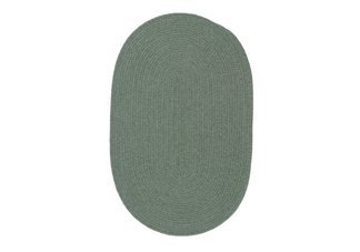 Palm Wool Solid Braided Rug - Sample Swatch