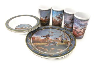 Water Fowl Series Gift Box 12 Piece Tableware Set