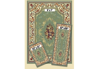 Fleur-De-Lis Capri Rug Set