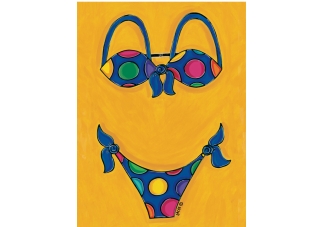 yellow bikini