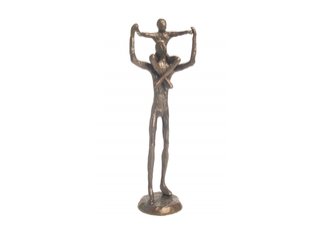 Proud Father W/child Cast Bronze