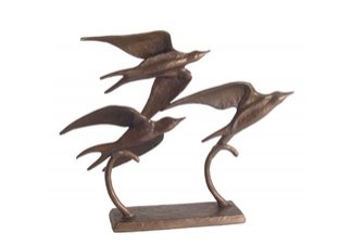 Family of Birds Cast bronze