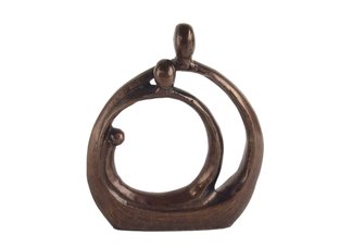 Abstract Family Circle Sculpture