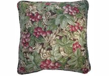 Grape Vineyard Throw Pillow