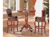 Harrison Bar Table with Traditional Pedestal Base