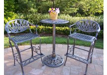 Tulip Bar Set Antique Pewter