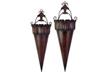 Large Wall Pockets - Set of 2
