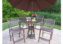 Elite Mississippi 5pc Bar Set with Umbrella