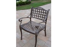 Elite Arm Chair Antique Bronze