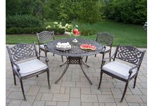 Capitol Mississippi 5pc Dining Set with Cushions