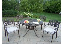 Sunray Tulip 5pc Dining Set with Cushions