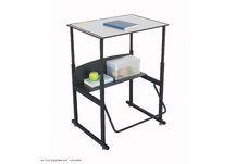 AlphaBetter Desk, 20 x 28 Phenolic Top, w/o Book Box