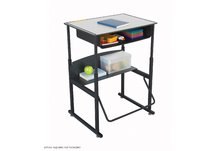 AlphaBetter Desk, 28 x 20 Premium Top, with Book Box