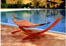 Arc Wood Hammock Stand