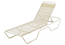 Country Club Strap Extended Chaise Lounge