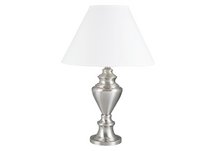 Metal Table Lamp - Satin Nickel