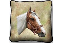 Pinto Horse Pillow