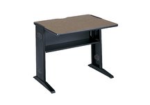 Mahogany or Medium Oak, reversible36W Reversible Top Computer Desk