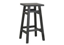 30'' Antique Black O'Malley Pub Bar Stool