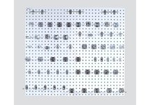 LocBoard Steel Square Hole Pegboard Kit w/63 hooks LocBoard Steel Square Hole Pegboard Kit w/63 hooks