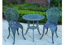 Mississippi 3pc Bistro Set Verdi Grey