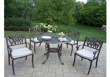 Mississippi Tulip 5pc Dining Set with Cushions