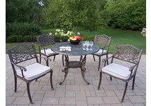 Mississippi 5pc Dining Set with Cushions