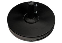 70 lb Black Concrete Base Umbrella Stand
