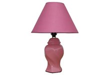 Ceramic Table Lamp - Pink
