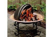 Copper Scroll Fire Pit