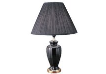 Ceramic Table Lamp - Black