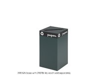 Public Square Green Base, 25-Gallon