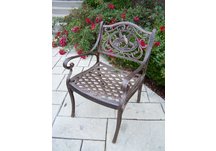 Hummingbird Arm Chair Antique Bronze