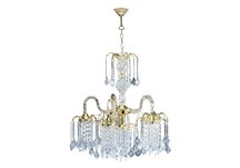 Polished Brass Finish Chandelier