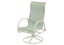 Ocean Breeze Sling Dining High Back Swivel Rocker