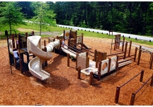 Large Wood ADA Playground