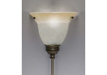 Corner Pin up plug in Lamp with Light Olde Bronze finish