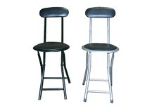 Black Folding 2-pc. Chair Set