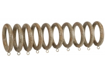 drapery rings, wooden drapery rings, drapery hardware