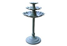 3 Tier Verdigris Lotus Fountain