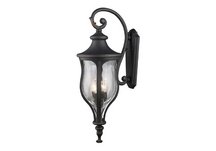 Grand Aisle 4-Light Outdoor Wall Mount In Weathered Charcoal