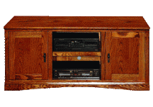 Mission Oak TV Console 53w x 24h x 21d